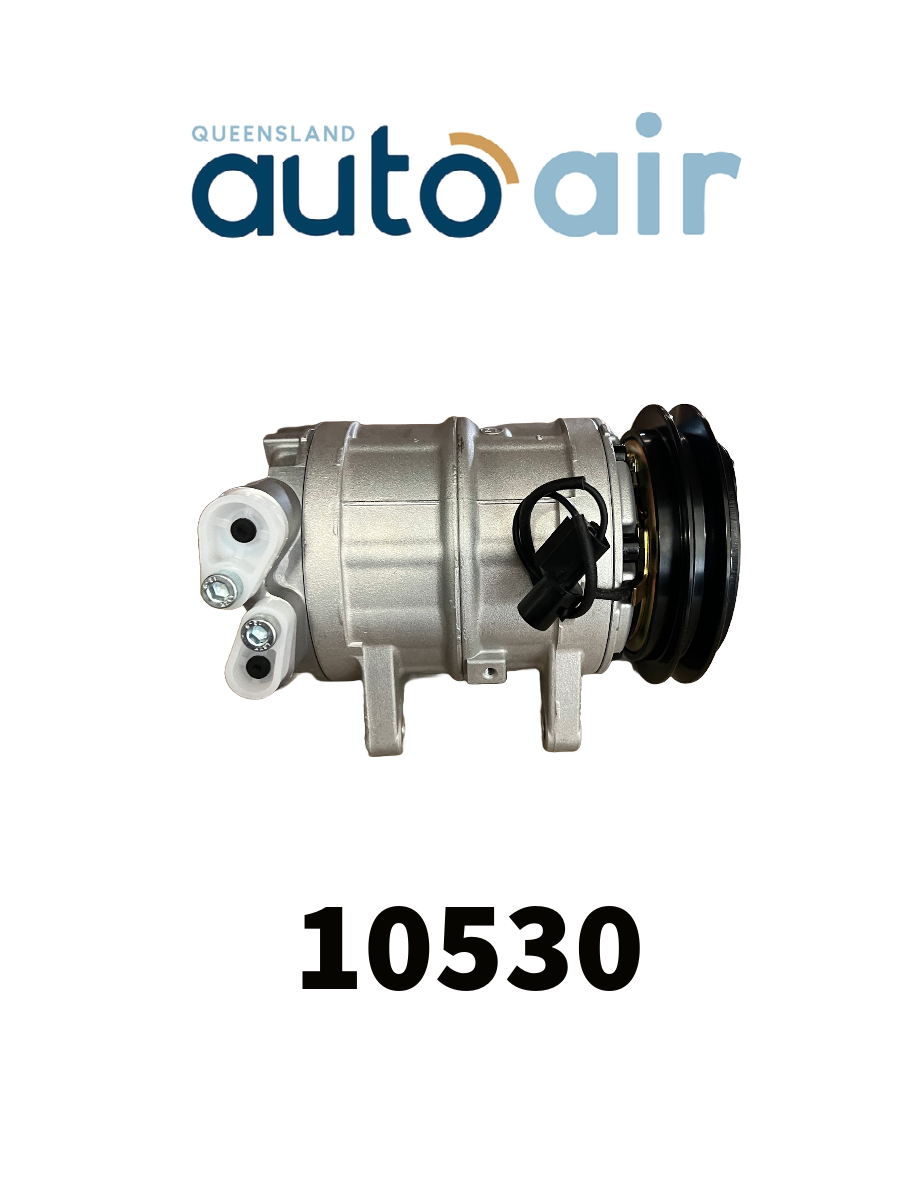 QAA DKS17CH A/C Compressor 12V suits Nissan Patrol GU Y61 TB45, TD42, RD28T '97 on and Nissan NAVARA D22 2.4L PET 4/02-12/05 1A