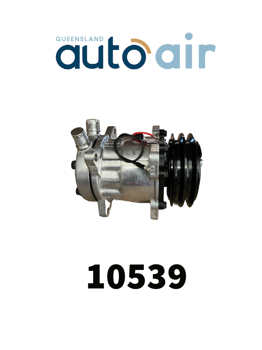 QAA SD7H13 A/C Compressor 12V 2A 125MM EAR MOUNT VOR JE Head