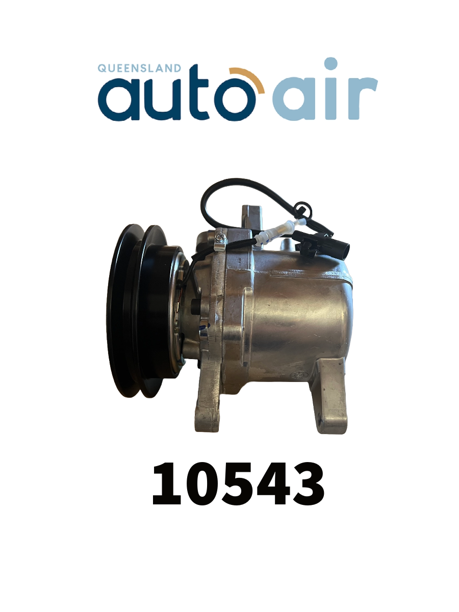 QAA SV07E A/C Compressor 12V suits Kubota Tractor  M108S / M5040 / M7040 / M8540/ M9540 OE number  3C581-97590  /  3C581-50060 1A 111mm