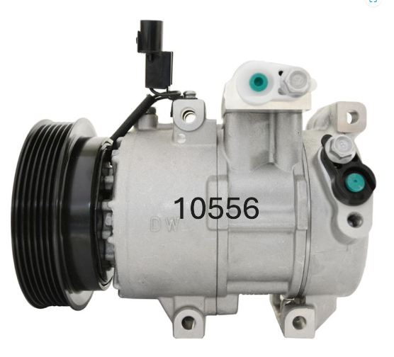 QAA DV12 A/C Compressor 12V suits Hyundai 120 PB 1.4 - 1.6 Lt 11-14 on