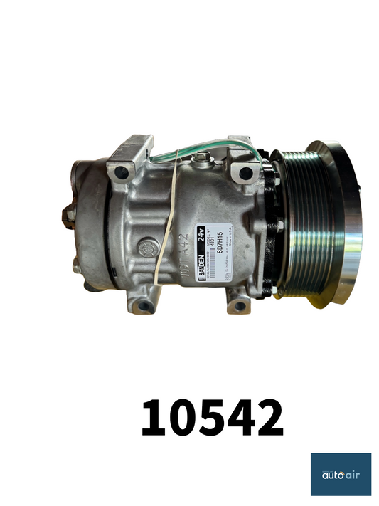 Sanden SD7H15HD A/C Compressor 24V suits CATERPILLAR 789D 24V 8PV 133mm Direct Mount