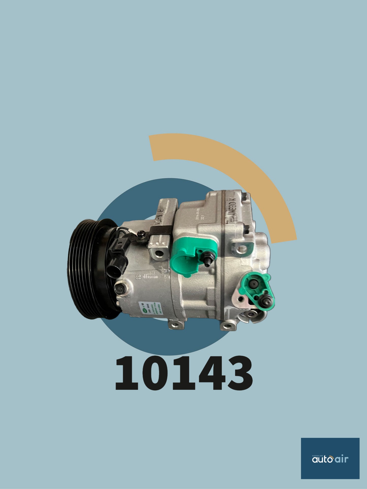 HCC VS18 A/C Compressor suits Hyundai Sonata NF 3.3 Pet 6/05-5/08 and Hyundai Grandeur TG