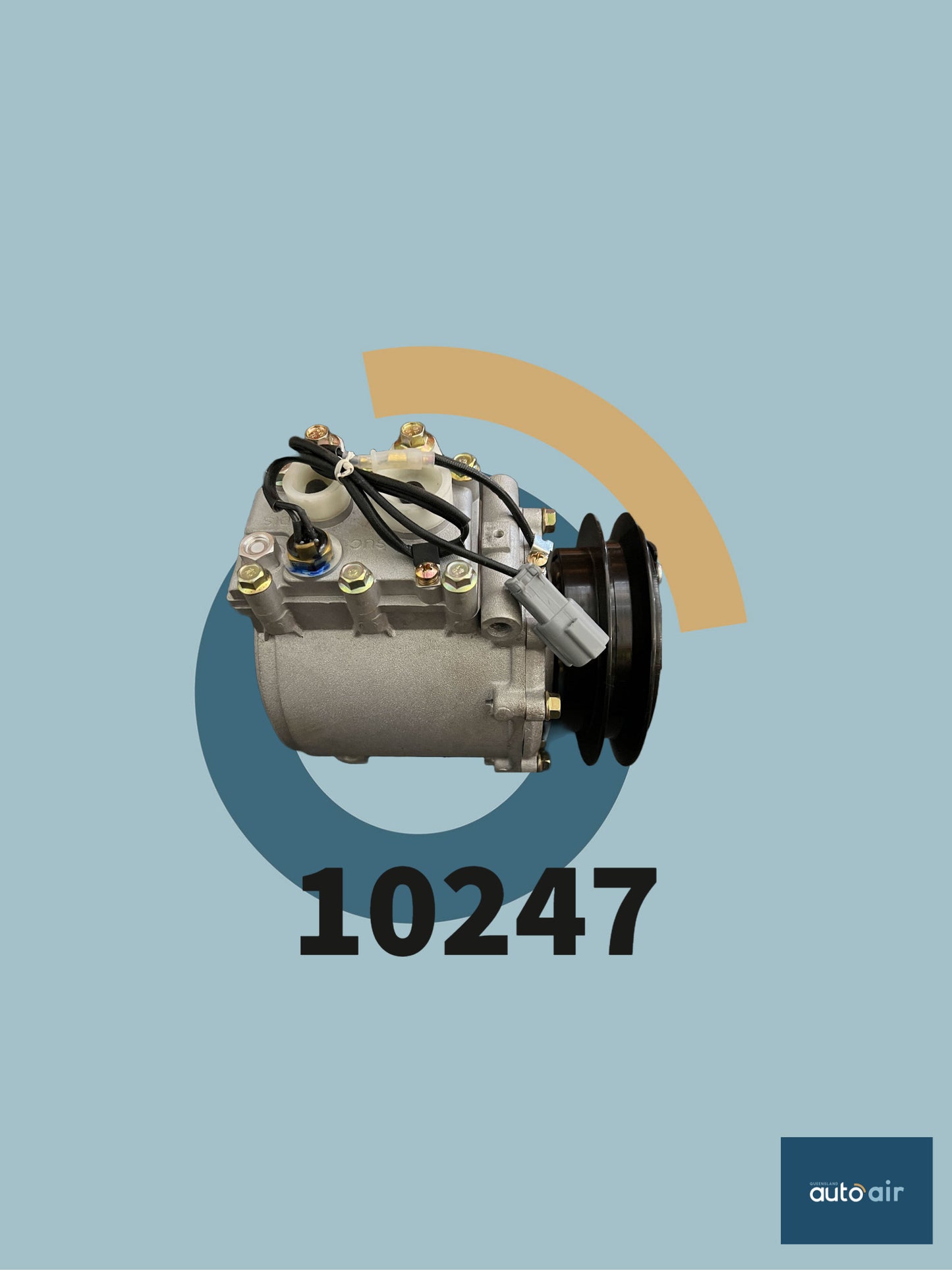 Mitsubishi A/C Compressor 12V suits Mitsubishi Fuso FP5, FV5, FU5, FS5 1B 24v 130mm, AKC200A272 / 275 MK512818