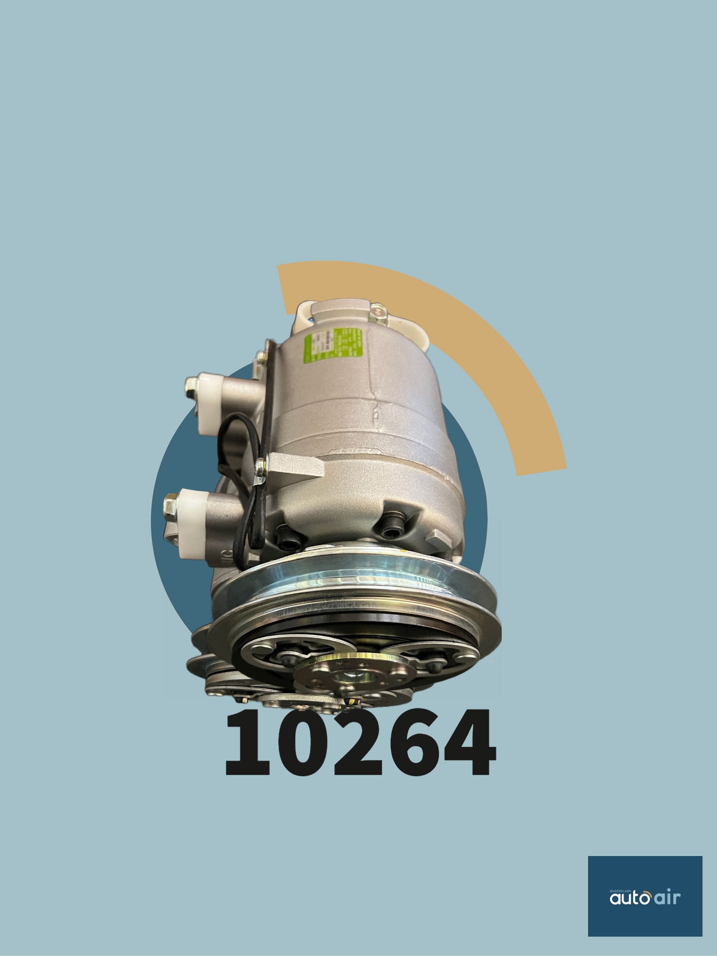 Valeo DKV14C A/C Compressor 12V suits Nissan Navara D22 2.4L PET 2.7L & 3.2L DSL 2/97-12/02