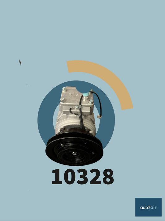 Denso 10PA15C A/C Compressor 12V suits Toyota Hilux LN147, 152, 167, 172, 105,106, 86R
