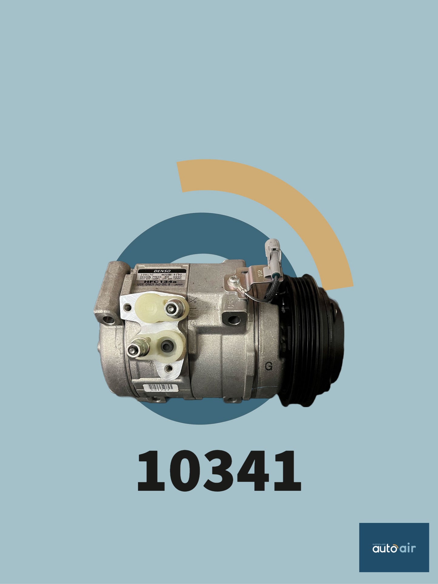 Denso 10S17C A/C Compressor 12V suits Toyota Prado RZJ120R '02 on