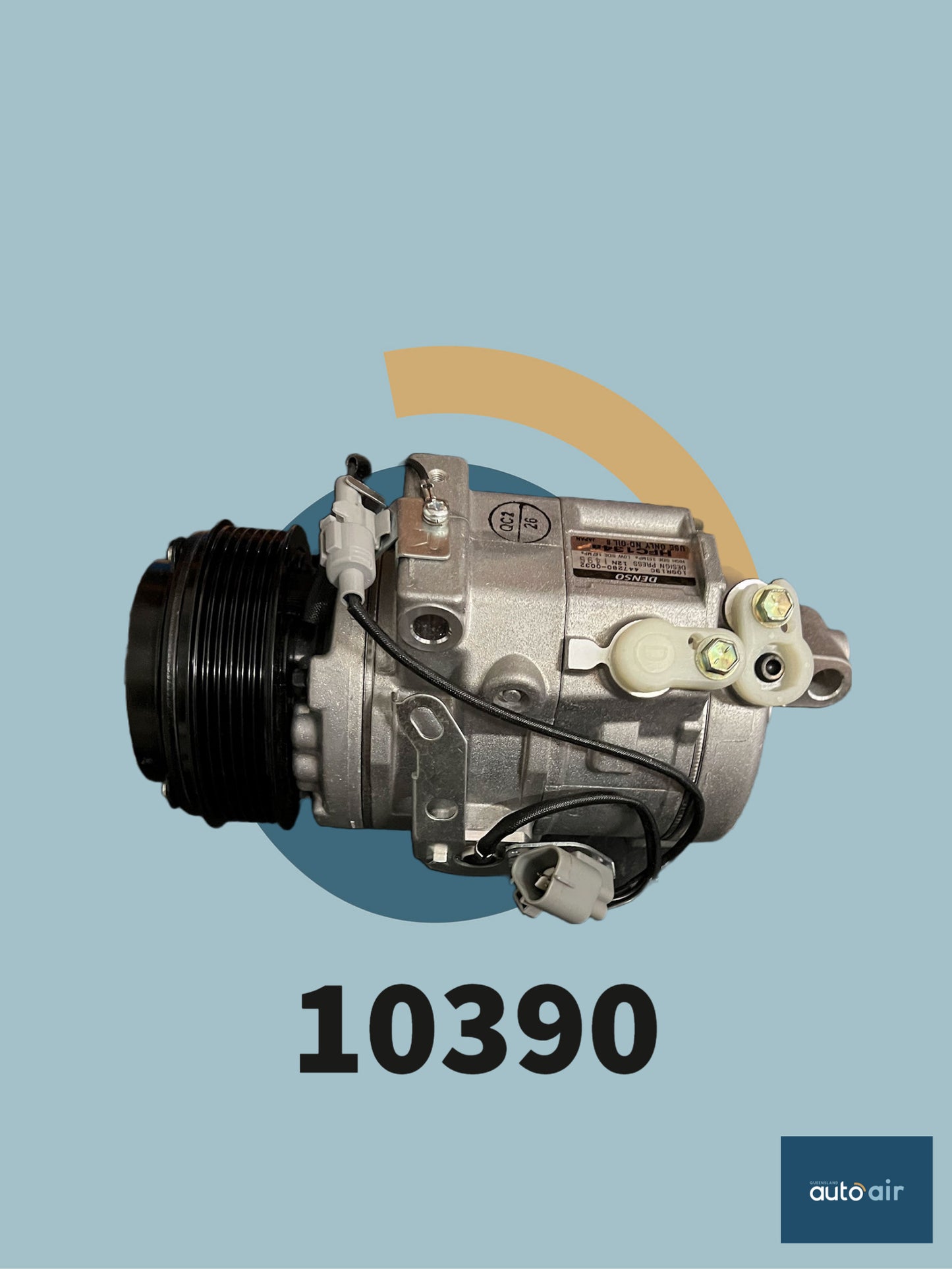 Denso 10SR19C A/C Compressor 12V suits Toyota Landcruiser UZJ200 and Lexus LX570 5.7 Petrol