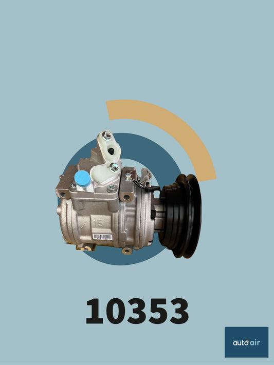 Denso 10PA15L A/C Compressor 12V suits Toyota Landcruiser HZJ105 Non-turbo '98 on