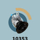 Denso 10PA15L A/C Compressor 12V suits Toyota Landcruiser HZJ105 Non-turbo '98 on