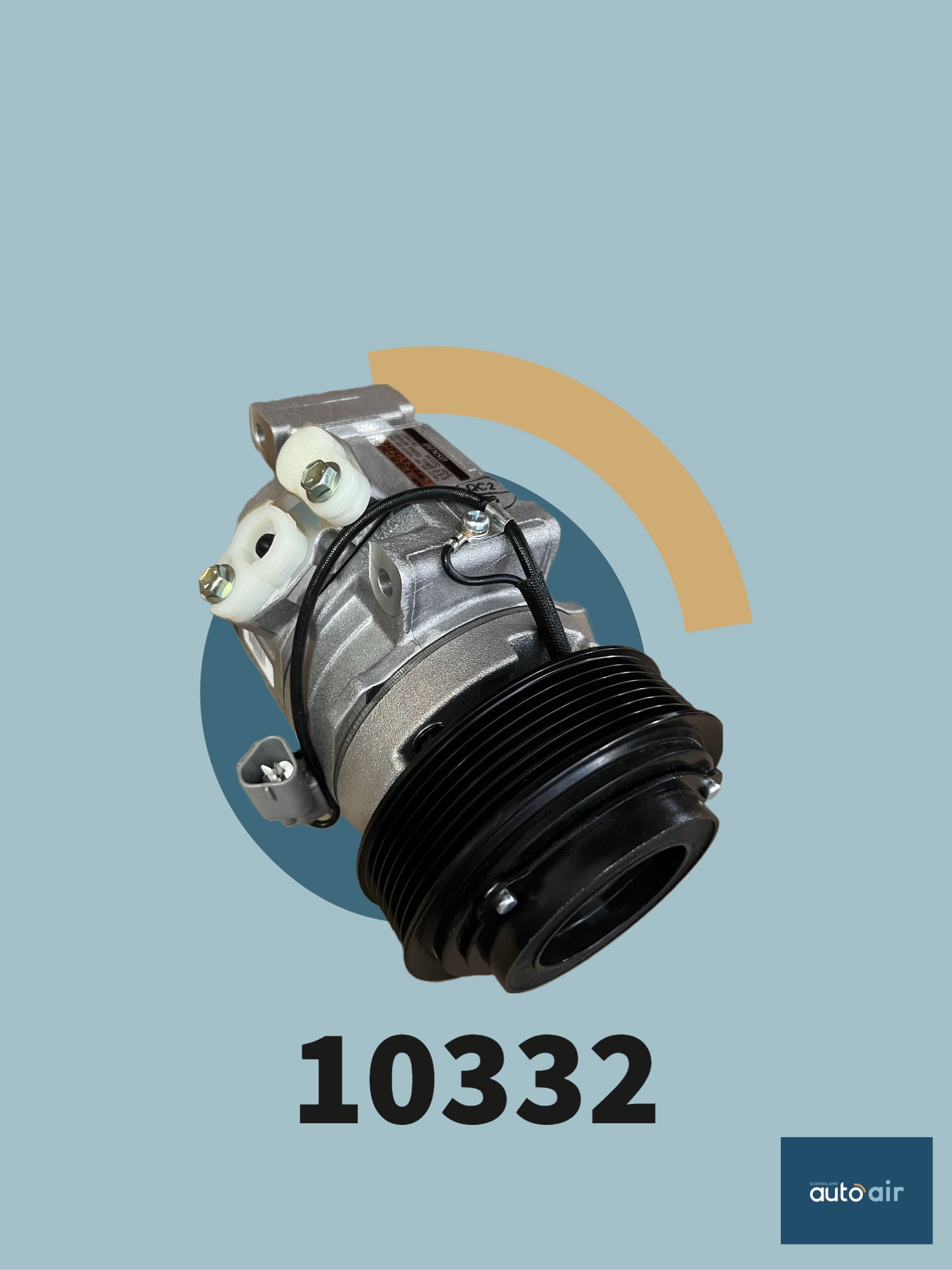 Denso KDJ120R A/C Compressor suits Toyota HiAce KDH '05 on and Toyota Prado KDJ120R