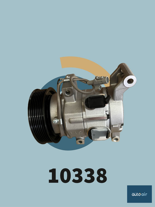 Denso 10S11C A/C Compressor 12V suits Toyota Hilux TGN16R 2.7L Pet 4 cyl. '05 on and Toyota Hilux GGN15 GGN25 V6 03/05-9/15