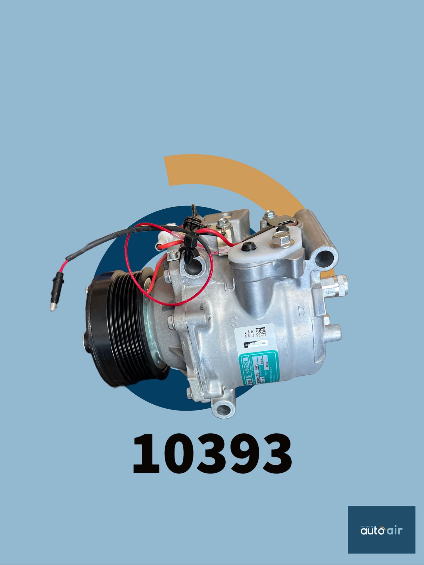 Sanden TRS105 A/C Compressor suits SAAB 9-3 98-03