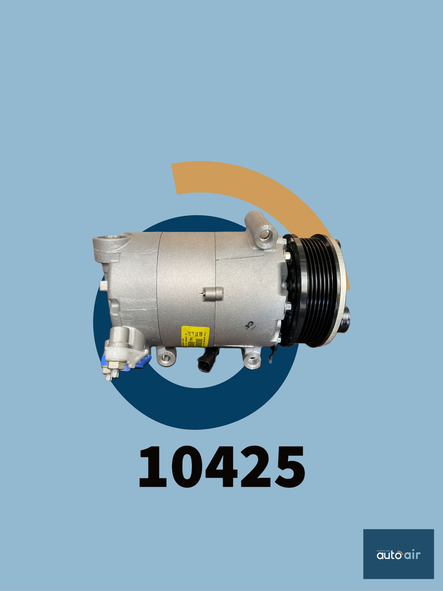 HCC VS16 A/C Compressor 12V suits Ford Mondeo MA MB MC 2.0 Lt, Ford Focus Dsl 10-& Ford Evoque 2.2 Lt