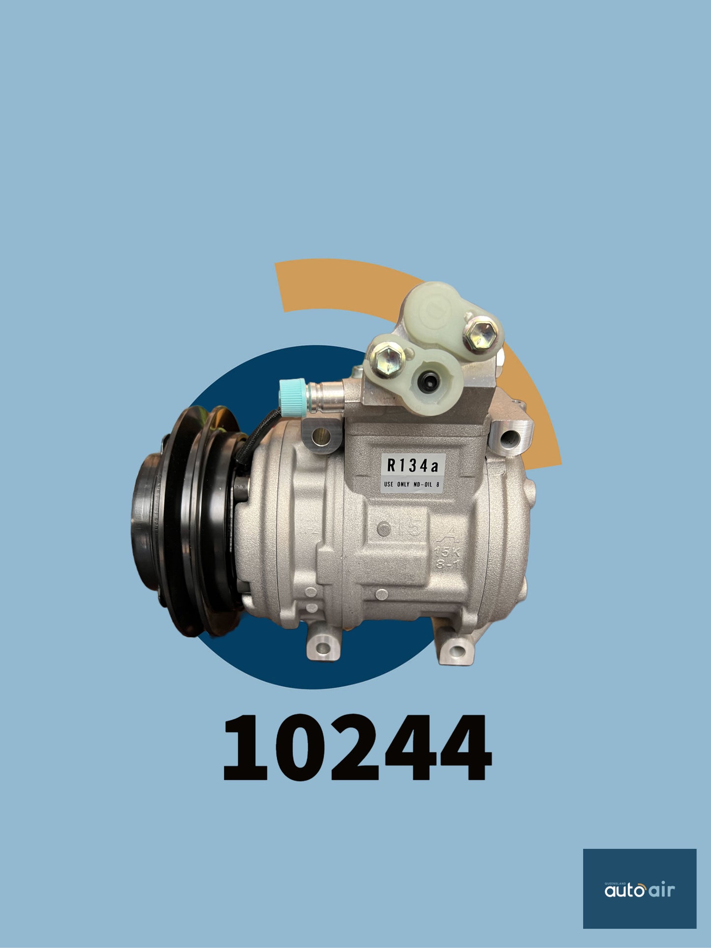 Denso 10PA15VC A/C Compressor 12V suits Mitsubishi Pajero NJ, NK, NL 2.8 lt Diesel