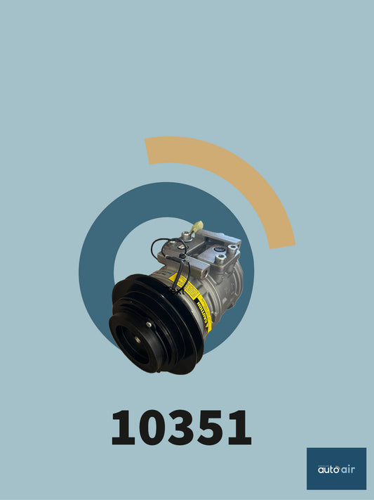 Denso 10P15C A/C Compressor 12V suits Toyota Landcruiser FJ 62, 70, 73, 75. HJ 60, 61