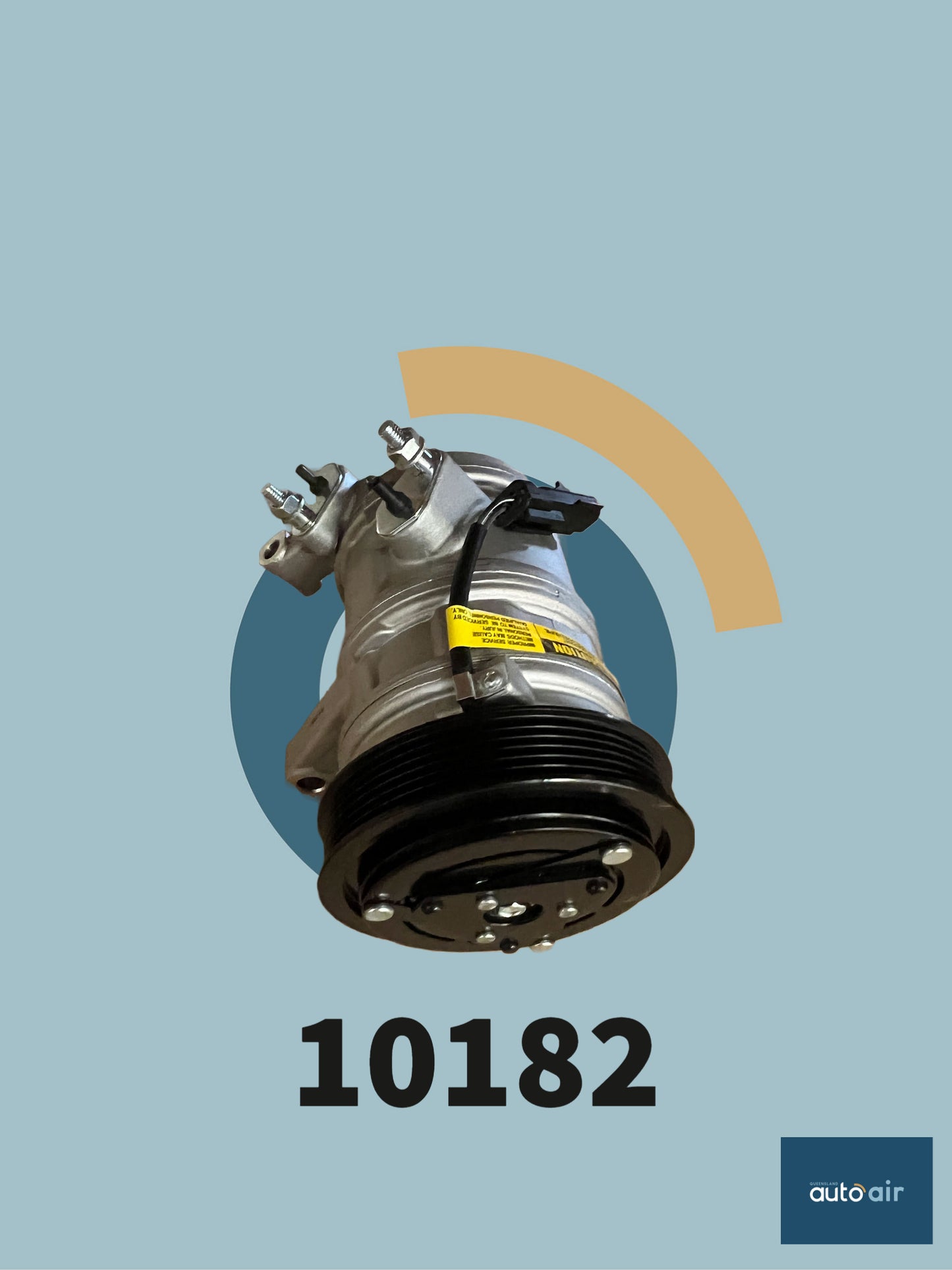 HCC HS18 A/C Compressor 12V suits Jeep KJ Cherokee '06 on 3.7Ltr and Dodge Nitro KA '07 to '10