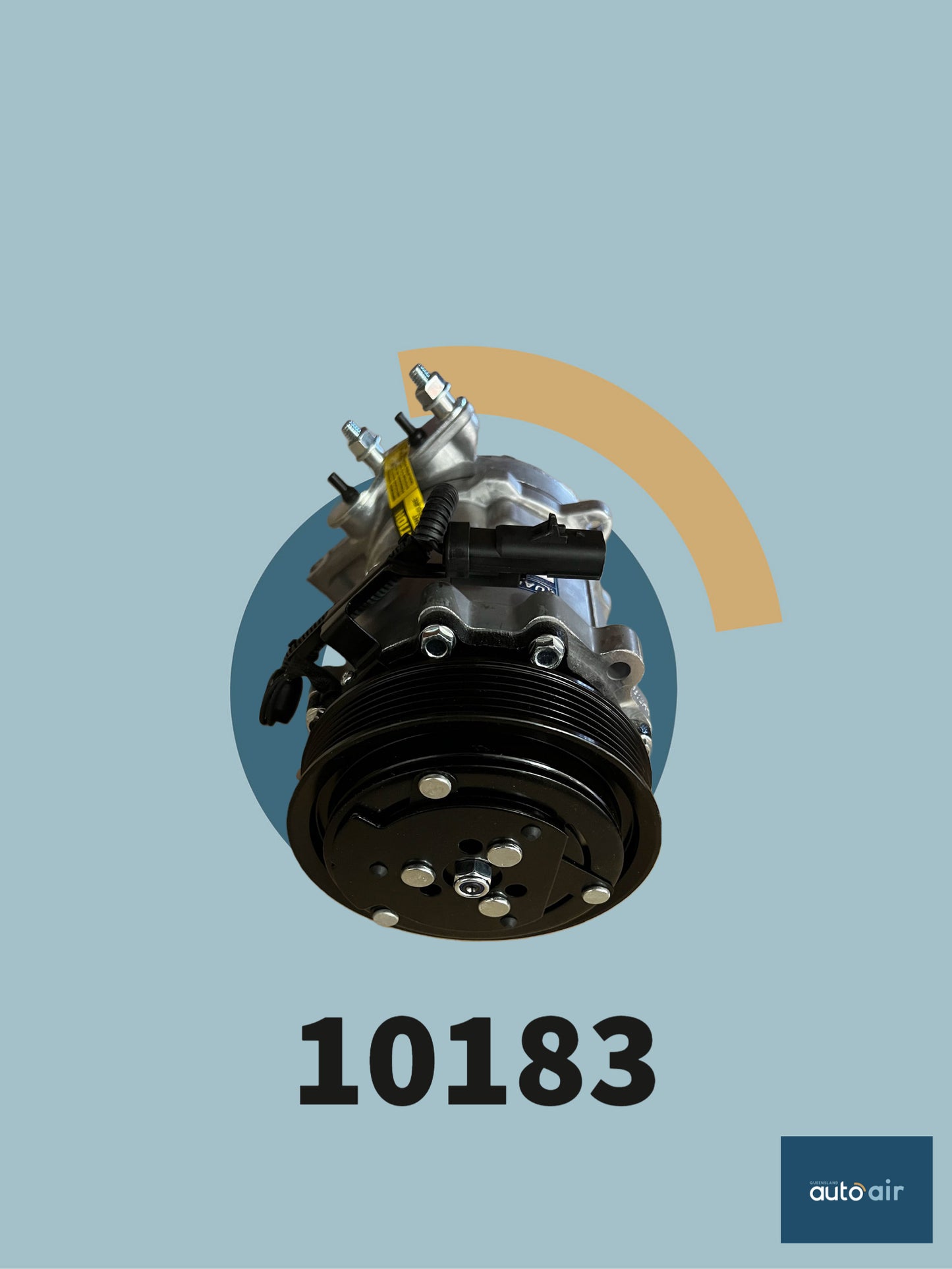 Sanden SD7H15 A/C Compressor 12V suits Jeep KJ Cherokee 3.7 Lt V6 and Massey Ferguson Tractor