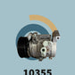 Denso 10S15C A/C Compressor suits Toyota Landcruiser 70 series 4.5 V8 Dsl '07 on LC70 VDJ79R/ VDJ76/ VDJ78
