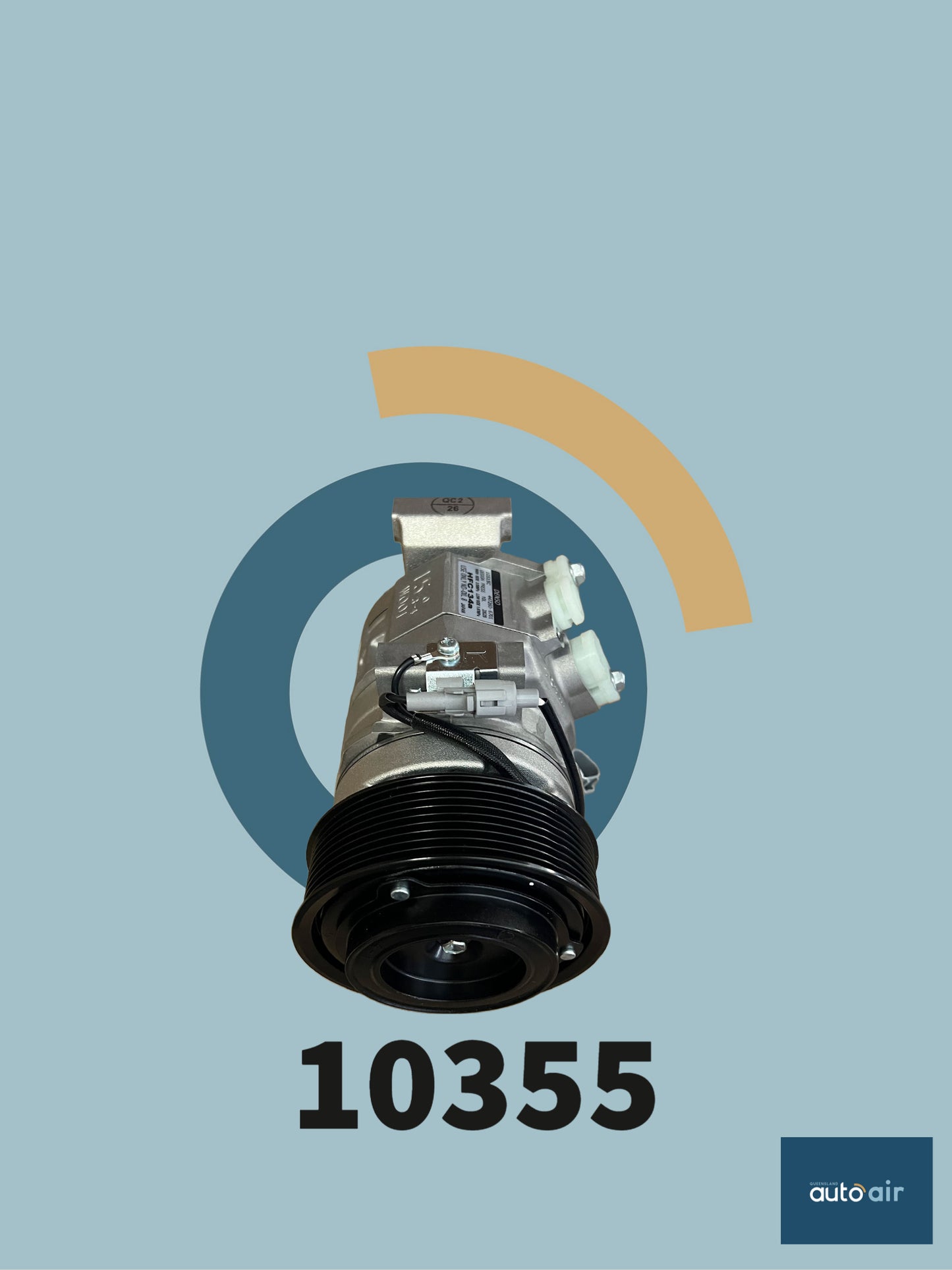 Denso 10S15C A/C Compressor suits Toyota Landcruiser 70 series 4.5 V8 Dsl '07 on LC70 VDJ79R/ VDJ76/ VDJ78