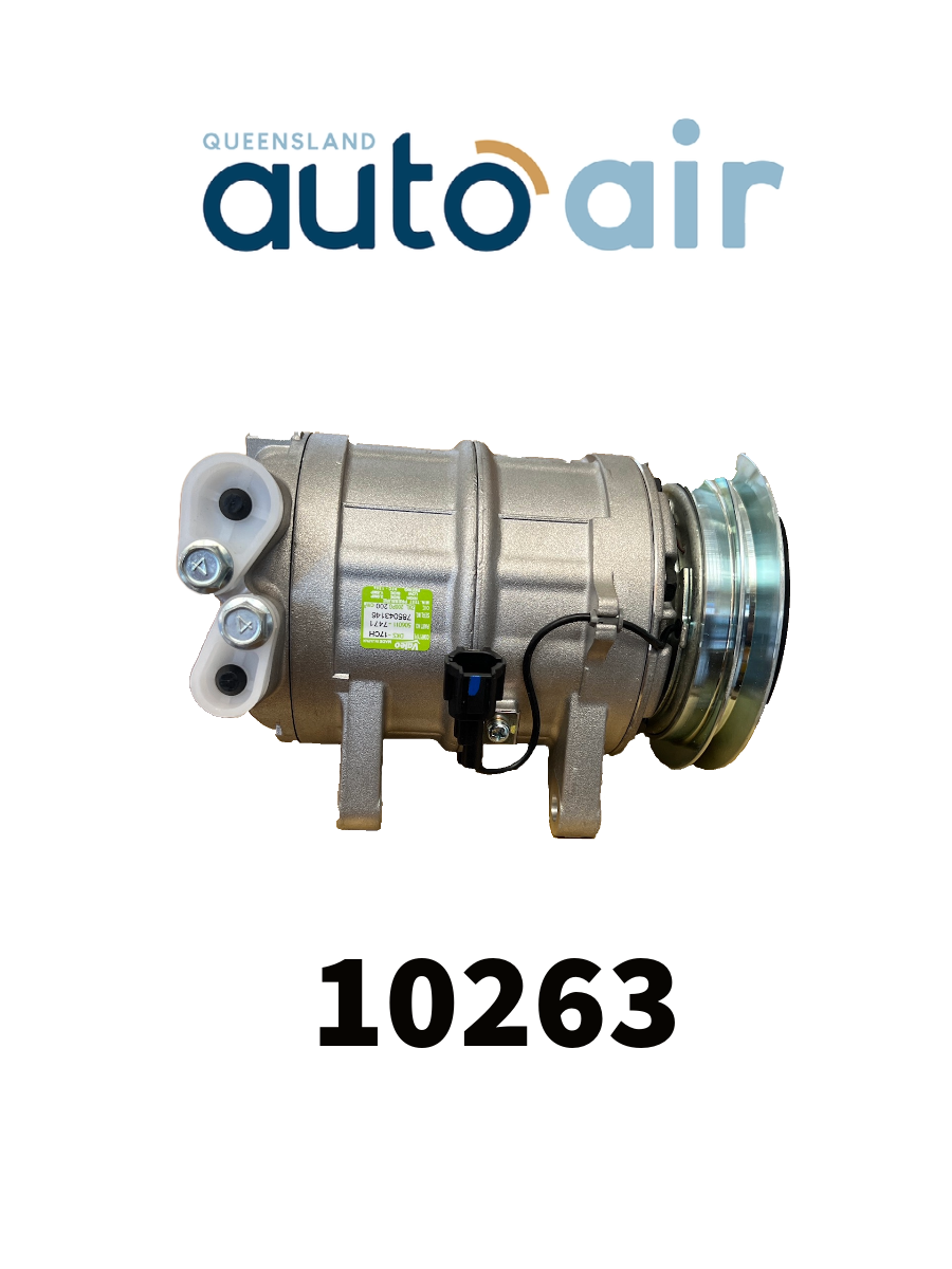 Valeo A/C Compressor 12V suits Nissan Patrol GU Y61 TB45, TD42, RD28T '97 on / NAVARA D22 2.4L PET 4/02-12/05 1A 12V