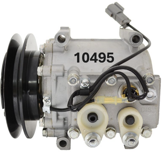 QAA A/C Compressor suits MITSUBISHI CANTER 2004 MSC90TA 1A 24V 125MM